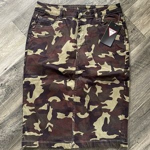 Be Girl @ USA skirt pencil camouflage women’s Sz M